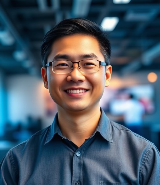 好色电影院技术副总裁王志宏个人肖像照片